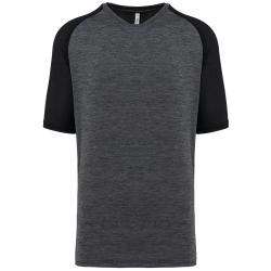 T-shirt de padel bicolore à...