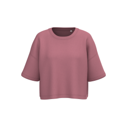 Sweat-shirt crop à manches...