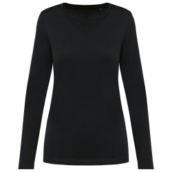 T-shirt Supima® col V...