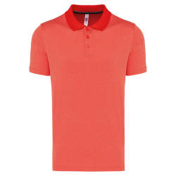 Polo chiné manches courtes