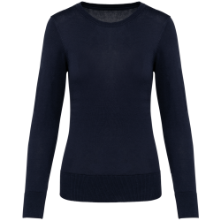 Pull Supima® col rond  femme