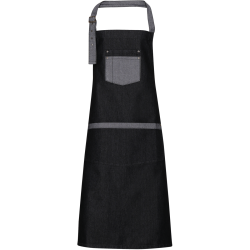 Tablier Denim à bavette Domain