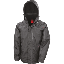 Parka robuste effet denim