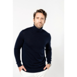 Pull mérinos col roulé...