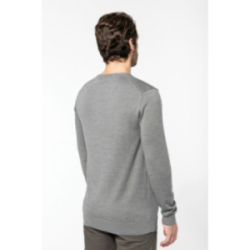 Pull mérinos col v homme...