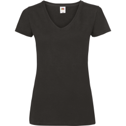 T-shirt femme col v...