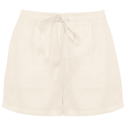 Short en lin femme