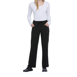 Pantalon à taille mi-haute...