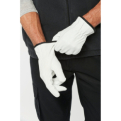 Gants de travail en cuir de...