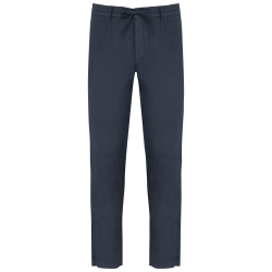 Pantalon délavé en lin homme