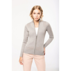 Cardigan zippé femme...