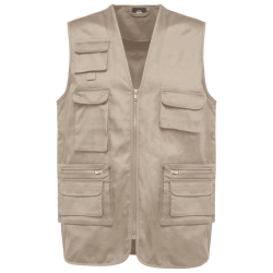 Gilet polycoton multipoches...