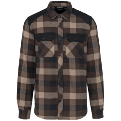Chemise à carreaux avec...