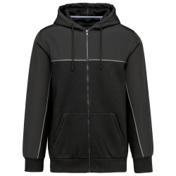Veste molleton bicolore...
