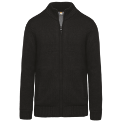 Cardigan doublé polaire homme