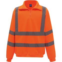 Sweat-shirt 1/4 zip haute...