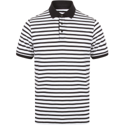Polo jersey à rayures