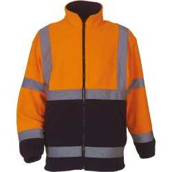 Veste polaire haute visibilité