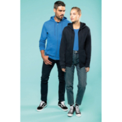 Sweat-shirt zippé capuche...