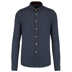 Chemise jacquard manches...
