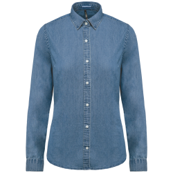 Chemise denim femme