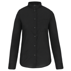 Chemise col mao manches...