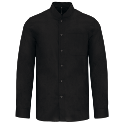 Chemise col mao manches...
