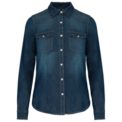Chemise denim manches...