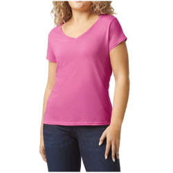 T-shirt femme col v Softstyle