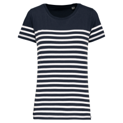 T-shirt marin col rond Bio...