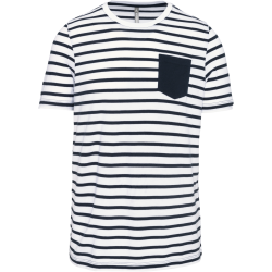 T-shirt rayé marin avec...