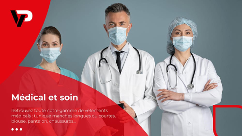 Achat de Blouses et vêtements médicaux santé esthétique